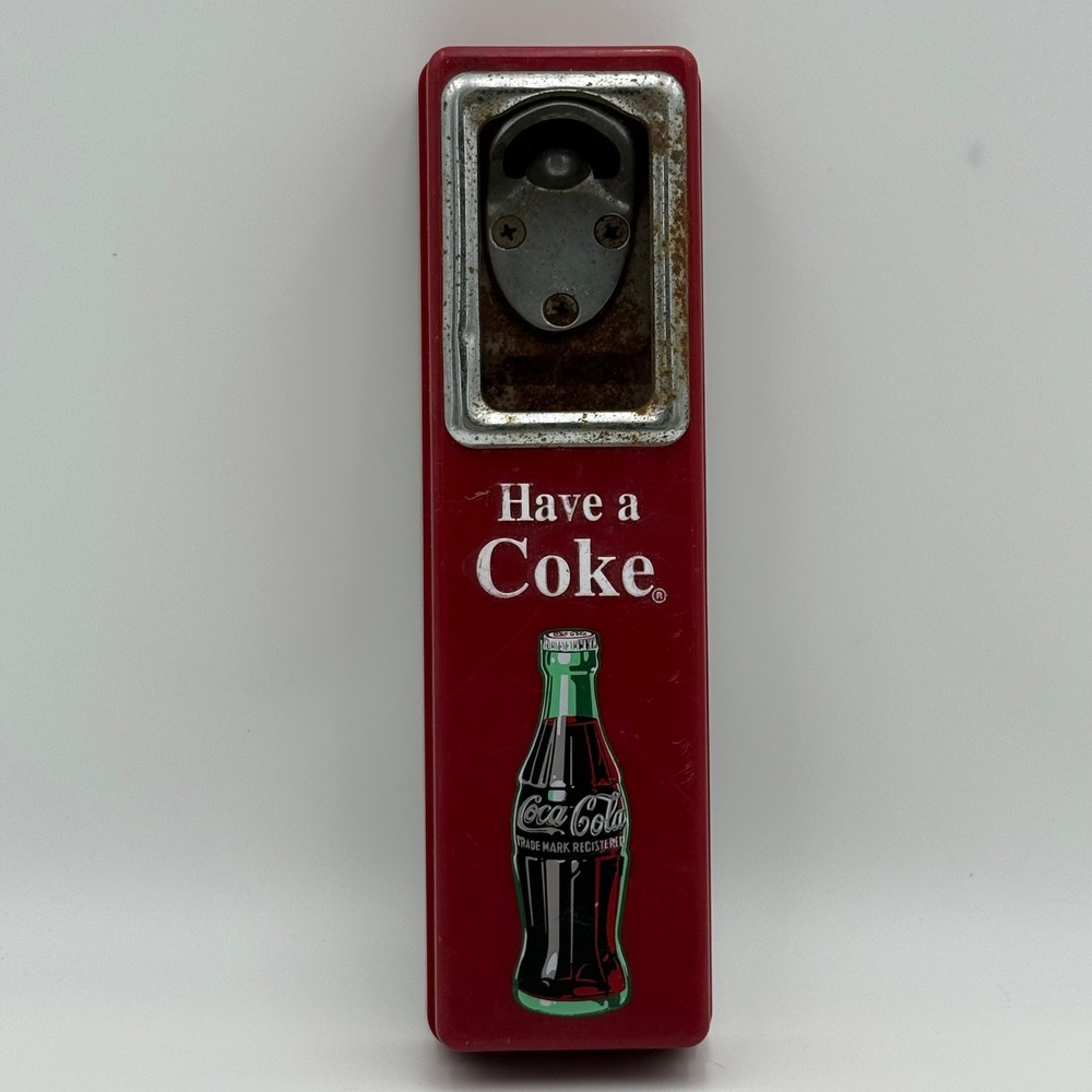 Coca-Cola Wall Mounted Bottle Opener Have A Coke Red Vintage Style Soda Decor